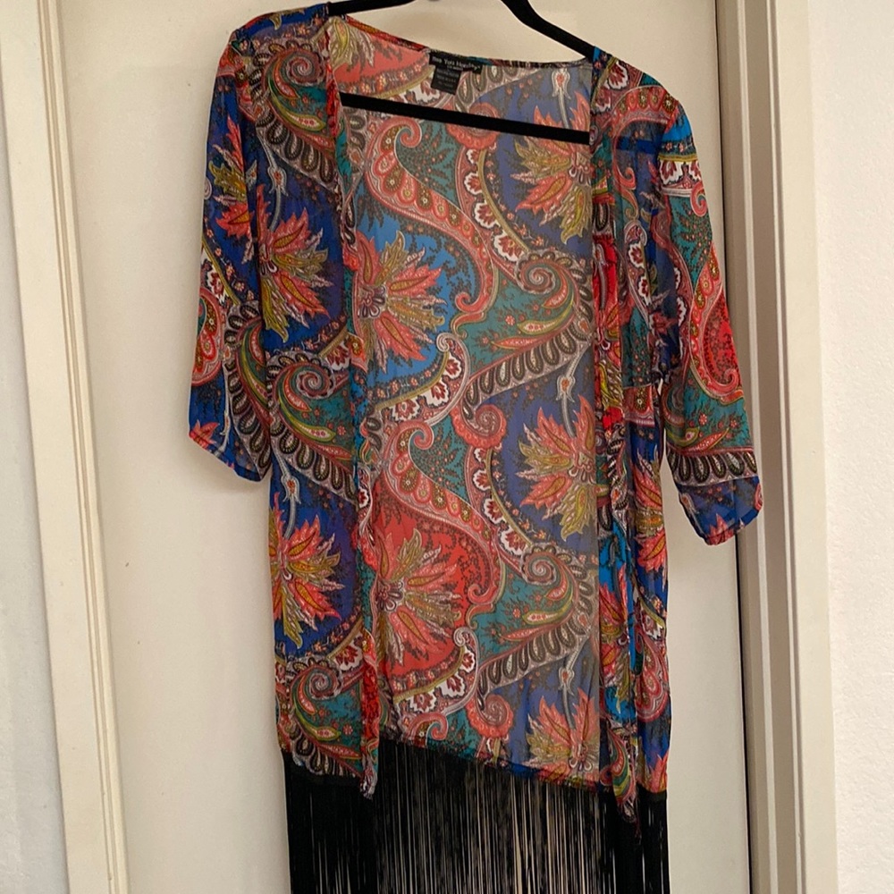 FRINGE SHEER OVER LAY